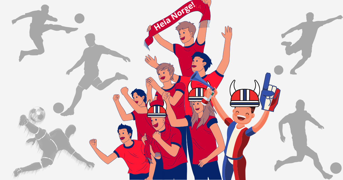 Heia Norge! Lag original fotball merch!