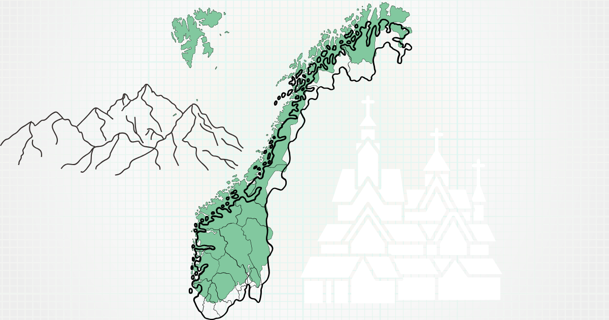 Custom Digital Artwork of Norwegian Locations