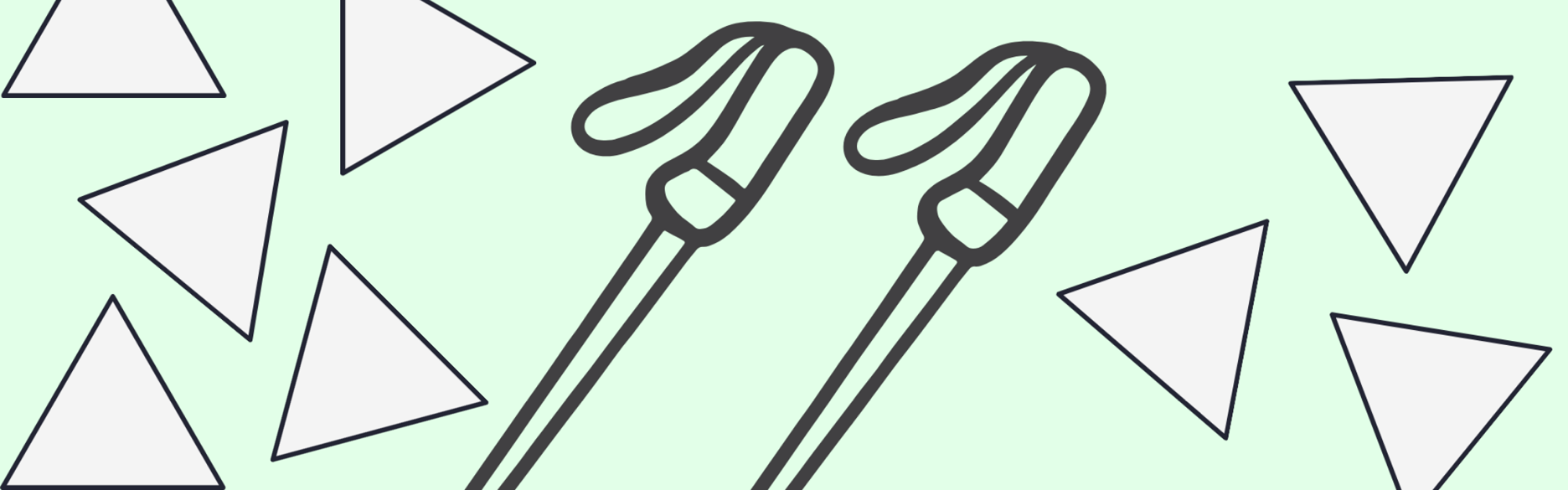 New handle for cross country ski poles