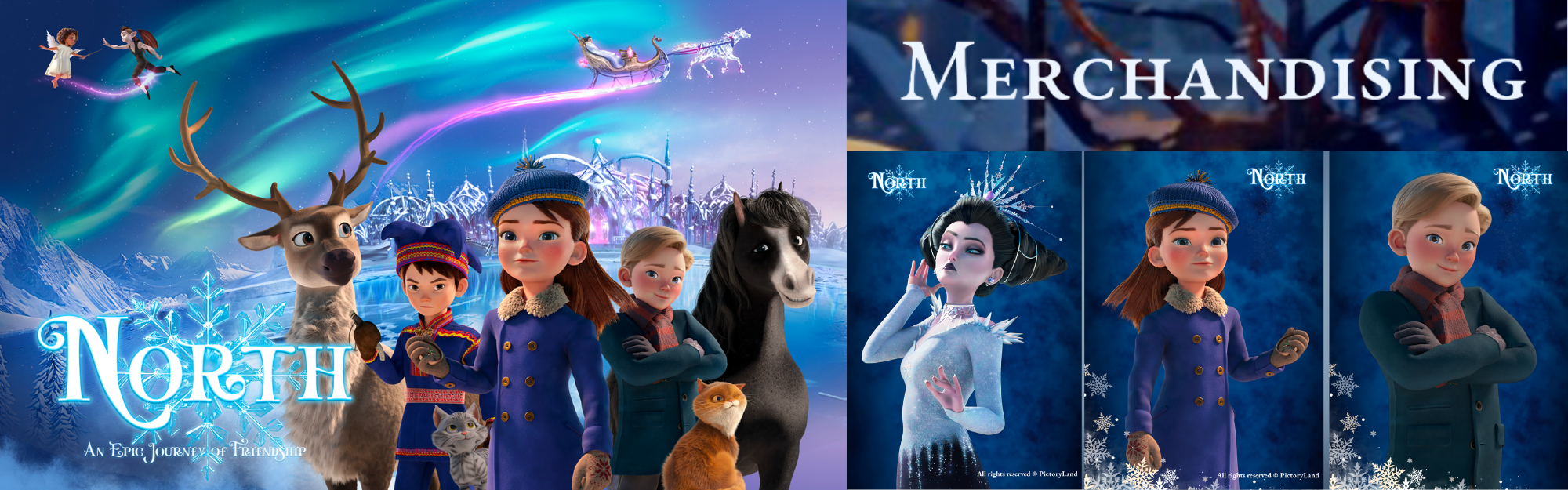 North the Movie Official Merchandise: Curated licensing program for top tier makers!