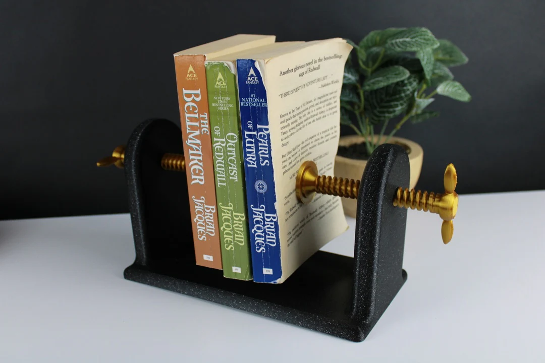 Industrial Vice Bookend - Image 1