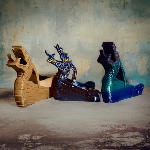 Viking Dragon Ship Dice Tower, Dice Holder, Key Holder - Image 2