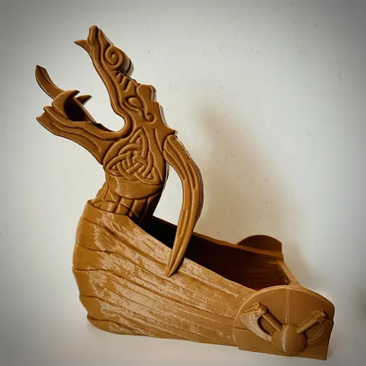 Viking Dragon Ship Dice Tower, Dice Holder, Key Holder - Image 1