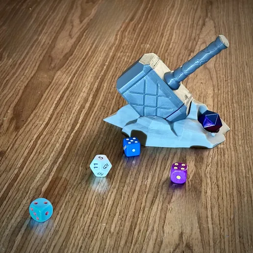 Mjolnir's Destiny: Legendary Dice Guardian and Holder - Image 2