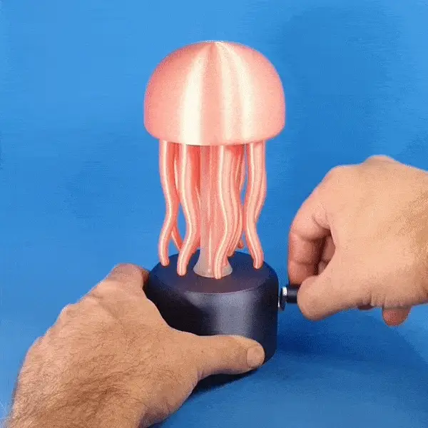 Jellyfish Swimming - Mechanical Interactive Art